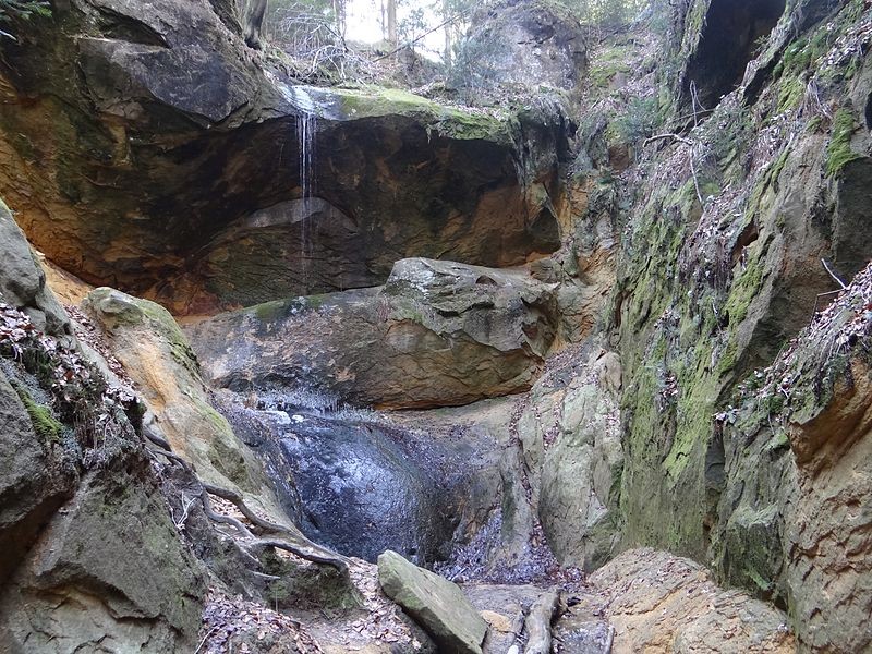 Ciężkowicki Waterfall (Waterfall of Witches)