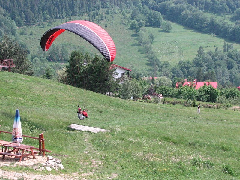 Żar Mountain - paragliding and gliding