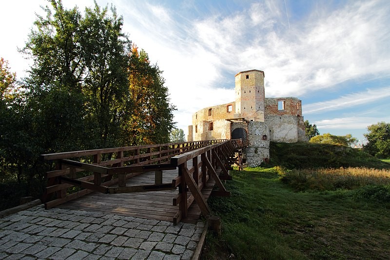 The ruins of the Castle in Siewierz
