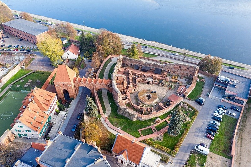 Ruins of the Teutonic Castle in Toruń