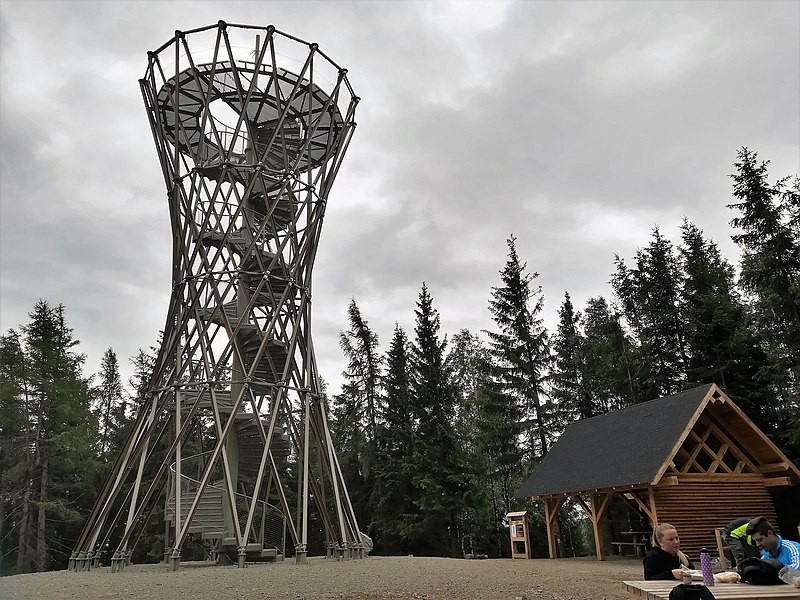 The observation tower on the Borowa mountain